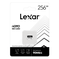 Lexar NCARD 256GB การ์ดความจำนาโน NM สำหรับอุปกรณ์มือถือหัวเหว่ย LNCARD256G