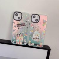 【สำหรับ iPhone】เคสโทรศัพท์มือถือป้องกันการชนกันของการ์ตูนเหมาะสำหรับ  อ่อนนุ่ม  เคสโทรศัพท์ซิลิโคน for iPhone 14 13 12 ProMax 13 12 11 ProXR X XS 7 8 Plus