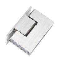 ✚㍿ﺴ 304 Stainless Steel 90 Degree Solid Bathroom Clip Shower Room Glass Door Clip 90 Side Bathroom Hinge Hinge