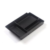 Black ABS Car Center Armrest Storage Box Center Console Organizer Container Holder Tray Essories For Hyundai Ioniq 5 2022