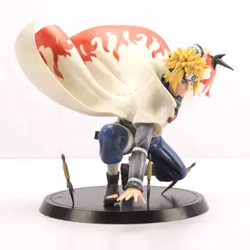 29cm anime naruto figura de ação minato namikaze figura o quarto hokage pvc  collectible modelo ornamento boneca brinquedos presentes
