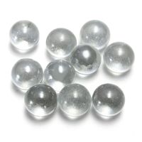 【YF】◆  20Pcs/Pack 10mm 14mm 16mm Glass Balls Transparent Marble for Shooting Games