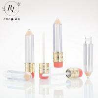 RONGLA หลอดแท่งลิปกลอสขนาด5มล. สำหรับเดินทาง,หลอดลิปบาล์มเปล่าพกพาขวดแบ่งแชมพูรูปทรงดินสอ