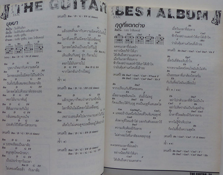หนังสือเพลง-เดอะกีตาร์เบสอัลบัม-the-guitar-best-album-คอร์ดกีตาร์