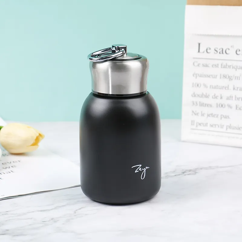 1 PCS 300ml Mini Coffee Vacuum Flasks Lovely Thermos Portable Travel Water  Bottle Cups