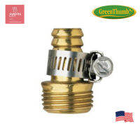 583524, Green Thumb, 5/8", Brass, Heavy Duty, Male Hose Mender - ข้อต่อเกลียวนอก5/8" กรีนธัมบ์