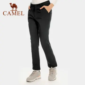 CAMEL yoga pants Women's Autumn and Winter Running Pants Thickened Plus  Velvet Fitness Trousers Sports Pants Tights