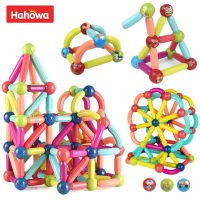 Magic Magnetic Building Blocks Toy Magnetic Construction Set Magnet Ball Sticks Rod Games Montessori Educational Toys For Kids