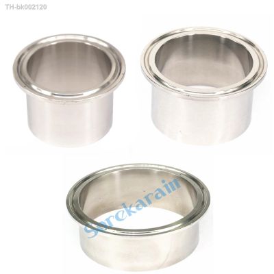 ⊕♦ 1.5 2 2.5 3 Tri Clamp Length 28.6/50/80/100mm 304 Stainless Steel Sanitary Welding Ferrule Pipe Fitting Brew