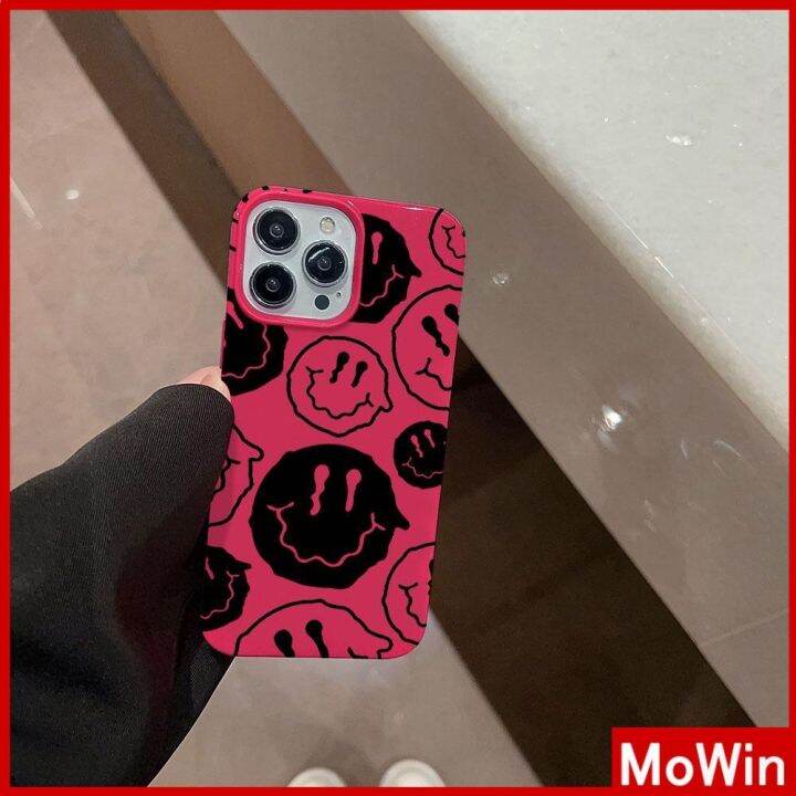 เข้ากันได้สำหรับ-เคสไอโฟน-เคสไอโฟน11-เคส-iphone-11-สำหรับ-iphone-14-pro-max-เคสไอโฟนสีชมพูเคสนิ่ม-tpu-เคลือบเงากันกระแทกป้องกันกล้องน่ารักน่ารักหน้ายิ้มเข้ากันได้กับ-iphone-13-pro-max-12-pro-max-11-xr