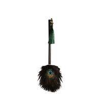 Peacock feather ostrich feather duster chicken feather duster sweeps dust home old-fashioned dust removal artifact does not raise dust electrostatic vacuum