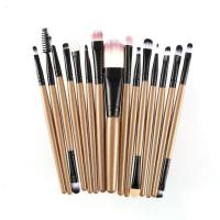 15ชิ้น/เซ็ตชุดแปรงแต่งหน้าชุด Eyelash Lip Foundation Powder Eye Brow Eyeliner Cosmetic Make Up Brush Beauty Tool