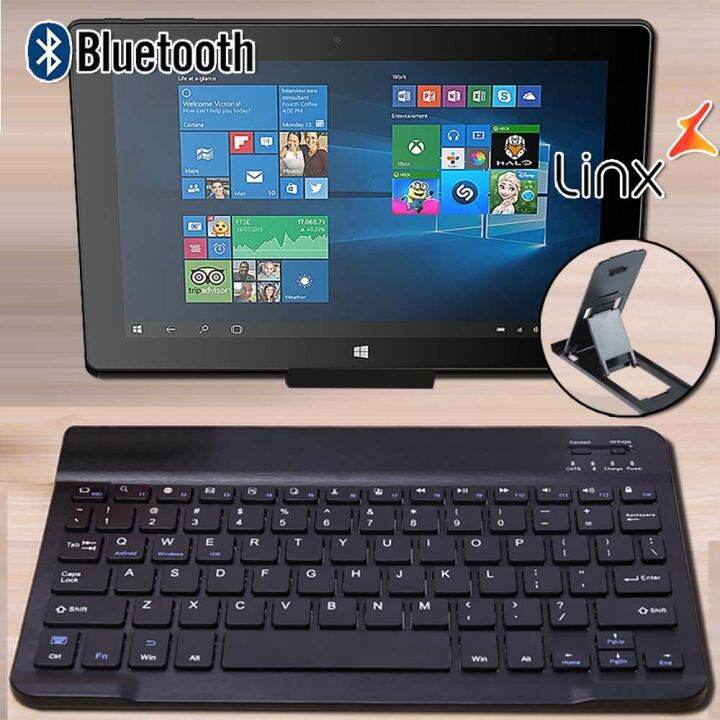 Slim Wireless Bluetooth Keyboard Portable Keyboard for Linx 10/1010B