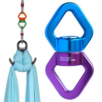 30KN Outdoor Rock Climbing Carabiner Swivel Connector Universal Gimbal Ring Yoga Swing Hammock Rope Swivel Rotational Connector