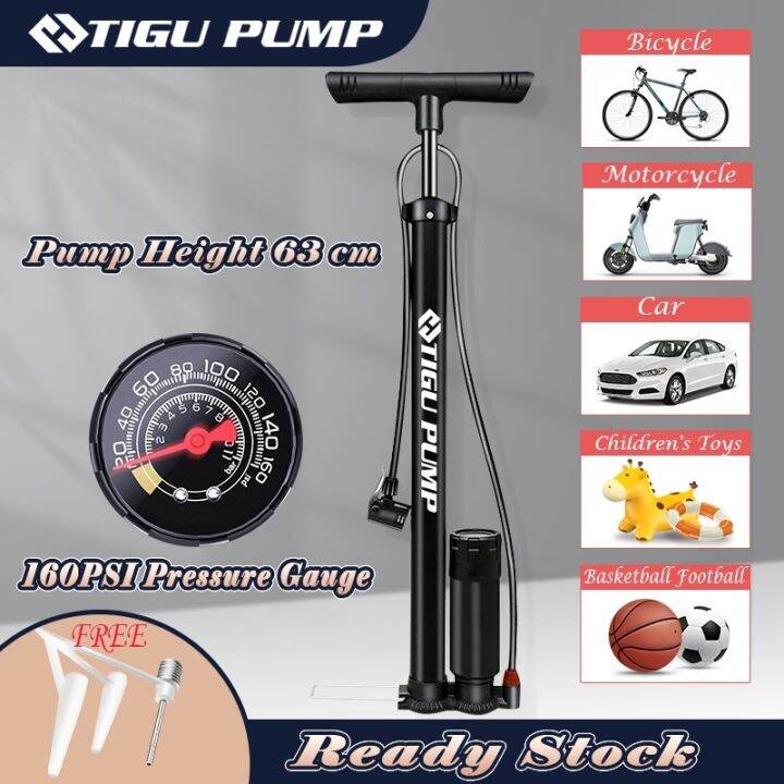 TIGU Bike Pump Balls Tire High Pressure Pump Air Inflator Motorcycle