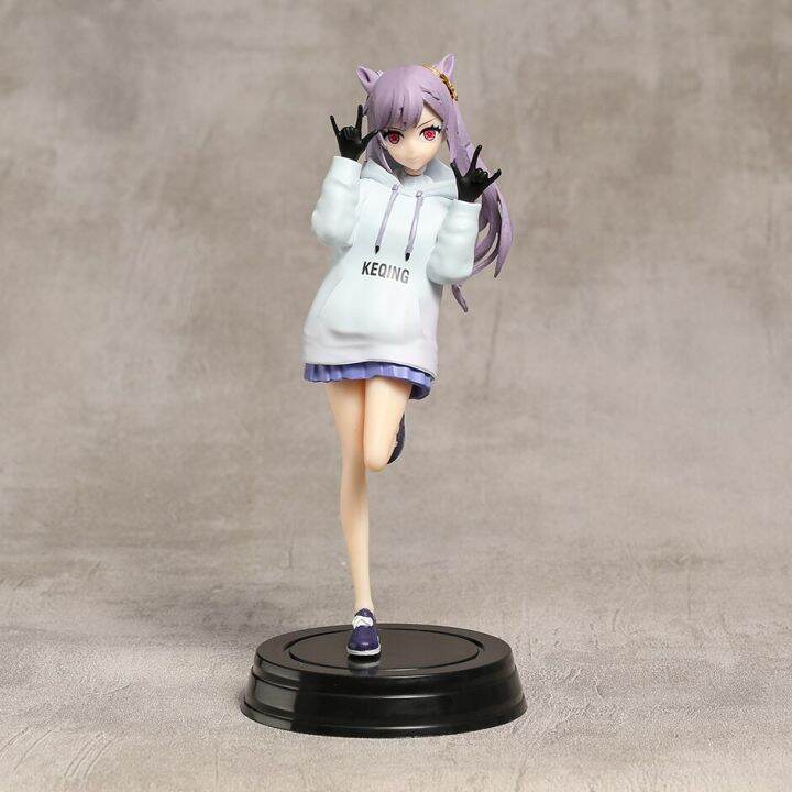 18Cm Genshin Impact Keqing Hoodie Ver Figure PVC Model Collection Gift ...