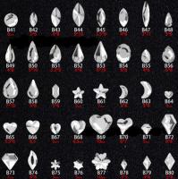 100PCS B41 80 Flat Bottom Special Shaped Drill Crystal Sleek Rhinestone 3D Manicure Nail Art Decoration Charms Jewelry