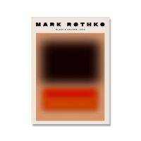 Mark Rothko ภาพจิตรกรรมฝาผนังหลายสีแบบนามธรรมที่มีชื่อเสียงผ้าใบวาดภาพโปสเตอร์และภาพพิมพ์ศิลปะห้องนั่งเล่นตกแต่งบ้านสมัยใหม่แบบนอร์ดิกพิมพ์บนผ้าใบ1ชิ้นภายในกรอบหรือไร้กรอบ (ขนาดของภาพสามารถปรับแต่งได้)