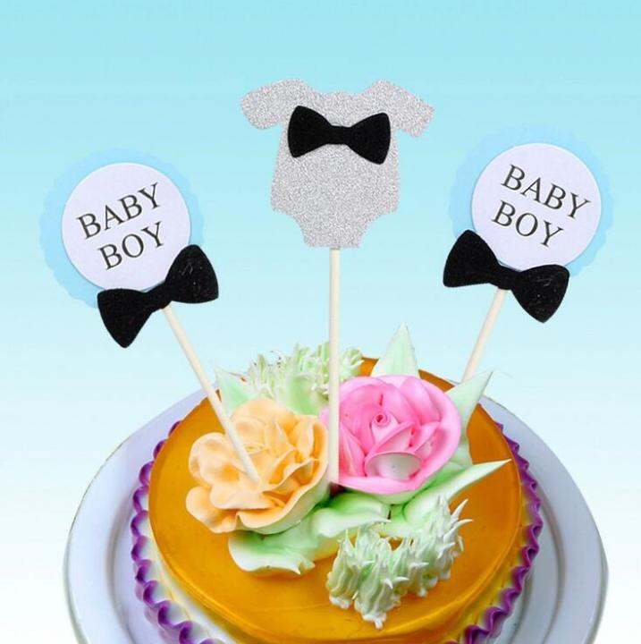 hot-sale-yixiao4564-babyshower-ชุดท็อปเปอร์เค้กส่วนบุคคลเจ้าชายและเจ้าหญิงสีฟ้าสีชมพูของตกแต่งงานปาร์ตี้คัพเค้กวันเกิดสำหรับงานแต่งงาน