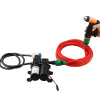 12V Car Wash Pump High Pressure Electric Car Washer Wear Resistant Electric Car Wash with Dual Pumps for Car Beauty