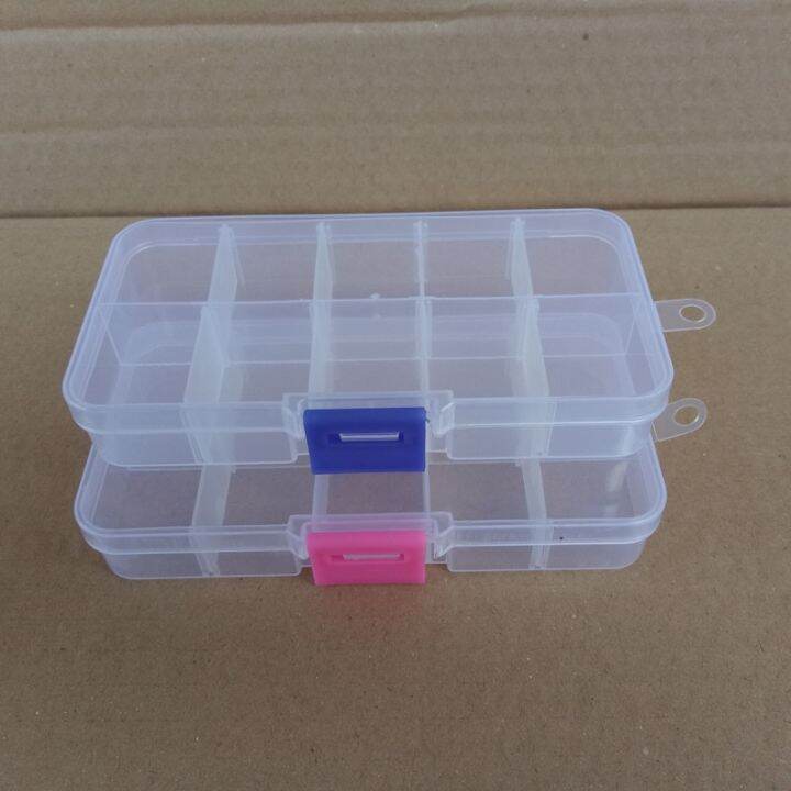 10-grids-adjustable-transparent-plastic-storage-box-for-small-component-jewelry-tool-box-bead-pills-organizer-nail-art-tip-case