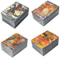 100/150Pcs Pokemon Cards Vmax GX EX Cartas Card Box Charizard Pikachu Rare Collection Battle Trainer Card Toys Gift