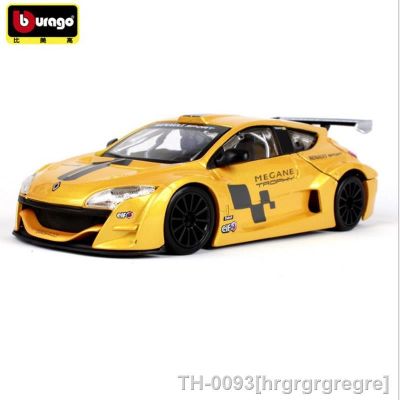 ◇❐✣ hrgrgrgregre Bburago-Renault Modelo de Carro Liga Diecast Brinquedo De Metal Veículos Corrida Alta Simulação Coleção Presente Infantil 1:24