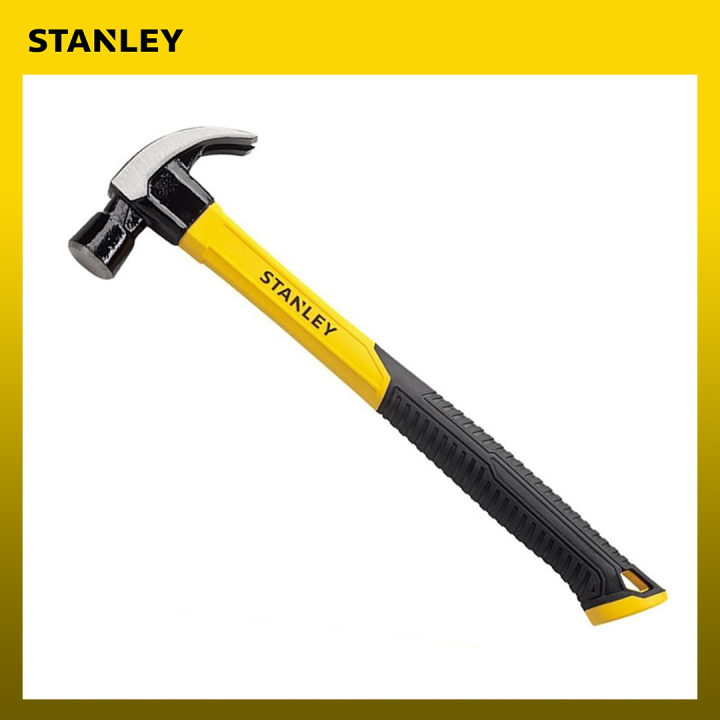 Stanley Heavy Duty Claw Hammer Fiberglass Handle 450g / 16oz 28mm