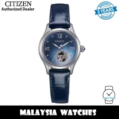 100% Original) Citizen EW5597-63L Eco Drive Blue Dial Stainless