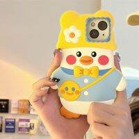 เคสซิลิโคนนิ่ม ลายเป็ด 3D สําหรับ iphone Case 14 Pro Max 13 Pro Max 12 Pro Max