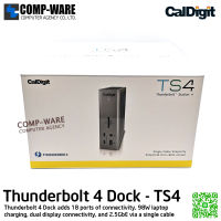 CalDigit Thunderbolt Station 4 (TS4) - 18 Ports of Extreme Connectivity) - รับประกัน 1 ปี *NEW Model*