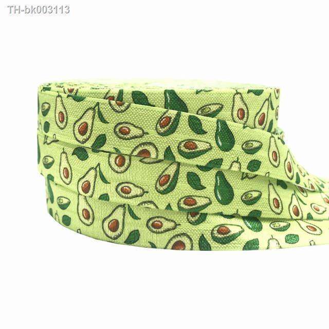 10yard-15mm-cherry-strawberry-print-fold-over-elastic-fruits-ribbon-for-sewing-hair-tie-strap-backpack-decoration-accessories