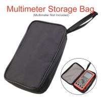 1Pc Black Soft Carrying Multimeter Storage Bag Zipper Pouch Multimeter Case For Digital Meter Universal Multimeter 23x14x5cm