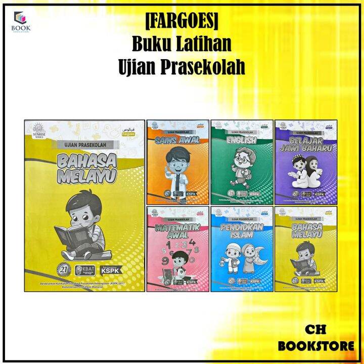 [CH] FARGOES: Ujian Prasekolah 5-6 Tahun KSPK Edisi 2023 | Lazada