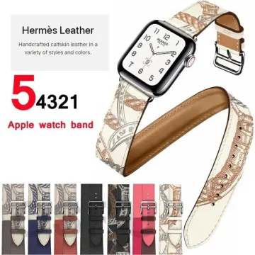 Leather Apple Watch 4 Band 44mm Women