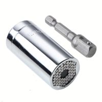 Universal Torque Wrench 7-19mm Socket Head Multifunctional Universal Sleeve Hand Sleeve Portable Tools Set