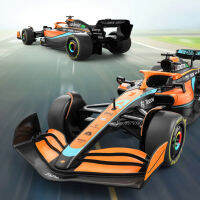 ชุดโมเดลรถของเล่นสำหรับเด็กของเล่นโมเดลรถ Diecast MCL36อัลลอยด์1:24แข่งรถฟอมูล่า2022 F1