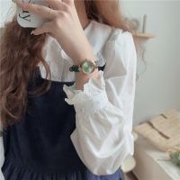 【Hot Sale】 Gradient green Mori watch female student party ins style niche simple temperament fashion dial high value