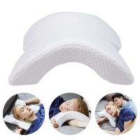 U-Shaped Curved Cervical Pillow Memory Foam Pillow Sleeping Neck Support Cusion Hollow Design Office Orthopedic Body Pillow