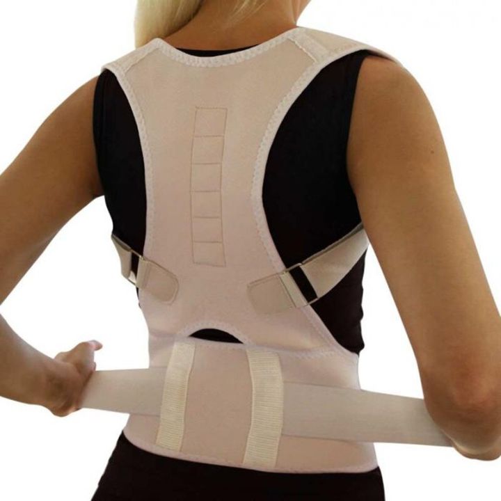 wholesale-adults-adjustable-sitting-posture-corrector-magnetic-body-shoulder-brace-belt-back-support-safety-wear-accessories