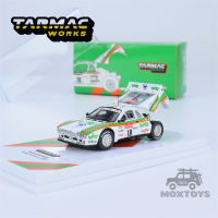 Tarmac ทำงาน1:64 Lancia 037ชุมนุม Rallye Sanremo 1983 #18รถโมเดล Diecast