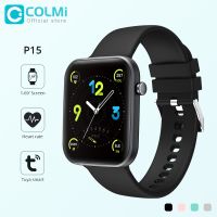 P15 COLMI สมาร์ทวอท์ชผู้ชาย1.69แตะหน้าจอเต็มอัตราการเต้นของหัวใจนาฬิกาอัจฉริยะ IP67กันน้ำผู้หญิง Tuya แอพนำสมัย KirkCr