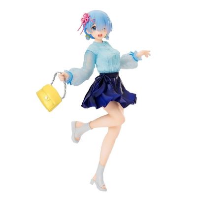 oeqqqo Genuine 18CM Rem Figure Anime RE: Zero-Starting Life in Another World Mufti Model Dolls Toy Girls Gift Collect Boxed Ornaments