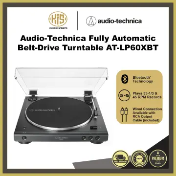 Audio Technica AT-LP60XBT Fully Automatic Wireless Belt Drive Stereo  Turntable Disc Player White (ATLP60XBT AT LP60XBT) - LBS Music World  Malaysia