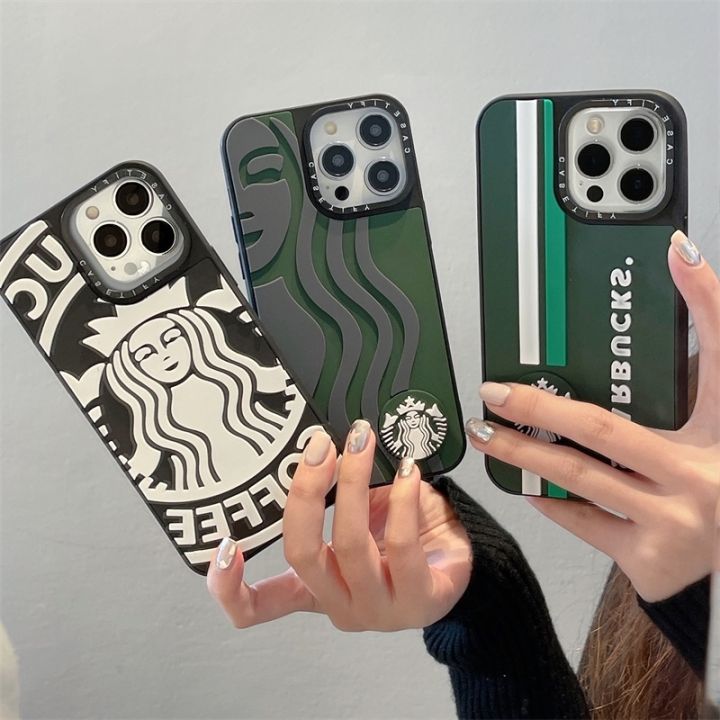 casetifg-เคสโทรศัพท์มือถือ-ซิลิโคนนิ่ม-tpu-กันกระแทก-ลายแบรนด์กาแฟดาว-3d-คุณภาพสูง-แฟชั่น-สําหรับ-iphone-11-12-13-14-pro-max-14-plus-x-xs-max-xr