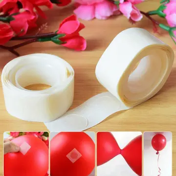 1/10 Roll Double-sided Adhesive Dots Transparent Removable Balloon