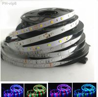 DC 12 V Volt Strip Led Light Tape 2835 RGB Waterproof 1 - 5 M 12V DC 60LED/M RGB Led Strip Tape Lamp Diode Flexible TV Backlight