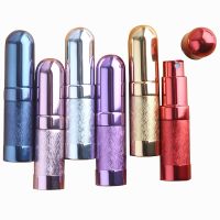 1pc Top Quality 6ml Refillable Mini Perfume Glass Bottle Traveler Aluminum Spray Atomizer Travel Perfum Spray Bottle Travel Size Bottles Containers