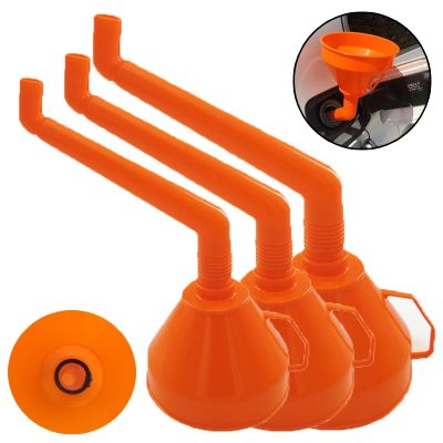 【CW】 130/145/160mm Plastic Car Motorcycle Refuel Gasoline Engine Funnel With Filter Repair Filling Tools Wholesale