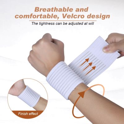 Wrist Support Nylon Wristband Adjustable Portable Brace Support for Outdoor Activity Adhesives Tape